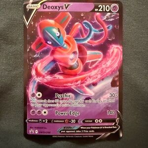 Deoxys V Pokémon Card